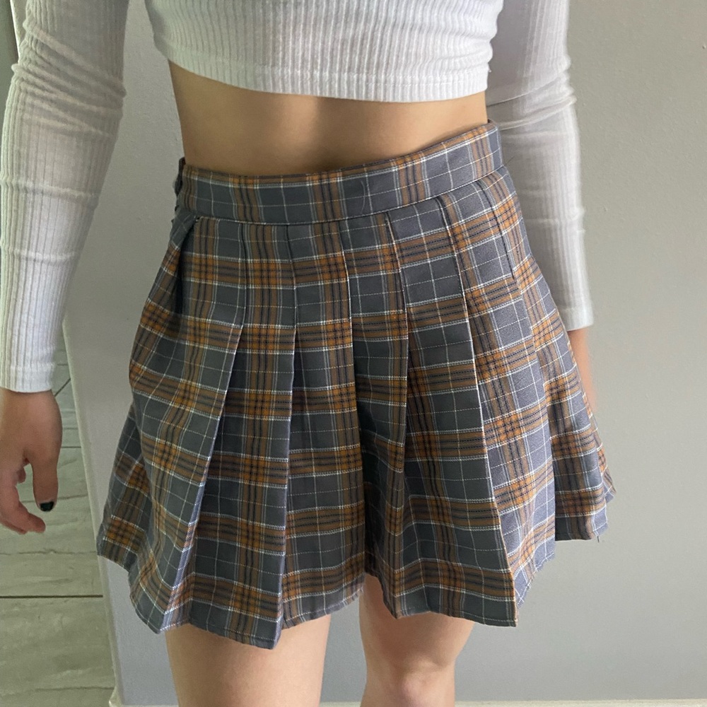 Y2K Plaid Skirt